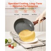 image:imageVEVOR Cast Iron Skillet 4Piece Frying Pan Set 6 8 10 12 in Skillets with HeatResistant Silicone Handle PreSeasoned Chefs Pan Kitchen Cookware for Oven Gas Electrical Induction BlackAluminum