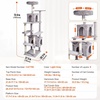 image:imageVEVOR Cat Tree for Indoor Cats 72 Cat Tower with 2 Cat Condos Sisal Scratching Post Hammock Top Perch Jumping Platforms Large Cat Furniture Activity Center with Hang Ball Light Grey