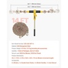 image:imageVEVOR Chain Load Binder 516 Tie Down Kit w 7100LBS Working Load Capacity and Two Grab Hooks Includes 4 Ratchet Binders  4 21 Grade 80 Chains Transport Load Package for Hauling Towing4P 14ft