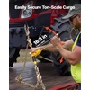 image:imageVEVOR Chain Load Binder 516 Tie Down Kit w 7100LBS Working Load Capacity and Two Grab Hooks Includes 4 Ratchet Binders  4 21 Grade 80 Chains Transport Load Package for Hauling Towing4P 14ft