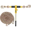 image:imageVEVOR Chain Load Binder 516 Tie Down Kit w 7100LBS Working Load Capacity and Two Grab Hooks Includes 4 Ratchet Binders  4 21 Grade 80 Chains Transport Load Package for Hauling Towing4P 14ft