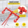 image:imageVEVOR Chain Load Binder 516 Tie Down Kit w 7100LBS Working Load Capacity and Two Grab Hooks Includes 4 Ratchet Binders  4 21 Grade 80 Chains Transport Load Package for Hauling Towing4P 21ft
