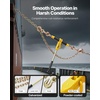 image:imageVEVOR Chain Load Binder 516 Tie Down Kit w 7100LBS Working Load Capacity and Two Grab Hooks Includes 4 Ratchet Binders  4 21 Grade 80 Chains Transport Load Package for Hauling Towing2P 14ft