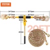 image:imageVEVOR Chain Load Binder 516 Tie Down Kit w 7100LBS Working Load Capacity and Two Grab Hooks Includes 4 Ratchet Binders  4 21 Grade 80 Chains Transport Load Package for Hauling Towing4P 20ft