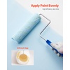 image:imageVEVOR Chalk Wax Paint Brush 4 Piece Wax Paint Brush Stain Brushes for Furniture Acrylic PaintingMilk PaintHome Decor Natural Bristle Round Oval Chalk Paint Brushes for All Painting and Waxing9  12PCS