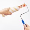 image:imageVEVOR Chalk Wax Paint Brush 4 Piece Wax Paint Brush Stain Brushes for Furniture Acrylic PaintingMilk PaintHome Decor Natural Bristle Round Oval Chalk Paint Brushes for All Painting and Waxing9  12PCS