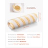 image:imageVEVOR Chalk Wax Paint Brush 4 Piece Wax Paint Brush Stain Brushes for Furniture Acrylic PaintingMilk PaintHome Decor Natural Bristle Round Oval Chalk Paint Brushes for All Painting and Waxing9  12PCS