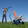 image:imageVEVOR Clay Pigeon Thrower Automatic Skeet and Trap Launcher with Adjustable Angle amp Foot Pedal for Clays Throwing Shooting SportsBlue