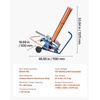 image:imageVEVOR Clay Pigeon Thrower Automatic Skeet and Trap Launcher with Adjustable Angle amp Foot Pedal for Clays Throwing Shooting SportsBlue