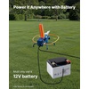 image:imageVEVOR Clay Pigeon Thrower Automatic Skeet and Trap Launcher with Adjustable Angle amp Foot Pedal for Clays Throwing Shooting SportsBlueOrange
