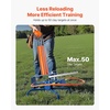 image:imageVEVOR Clay Pigeon Thrower Automatic Skeet and Trap Launcher with Adjustable Angle amp Foot Pedal for Clays Throwing Shooting SportsBlueOrange