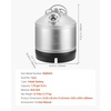 image:imageVEVOR Cleaning Keg 175 Gallon65L Keg Line Cleaning Kit with D Coupler Connection amp Rubber Base Beer Lines Cleaner Used for Beer Line Cleaning 304Stainless Steel Kegerator Beers Lines Cleaner Kit175 Gal