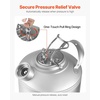 image:imageVEVOR Cleaning Keg 175 Gallon65L Keg Line Cleaning Kit with D Coupler Connection amp Rubber Base Beer Lines Cleaner Used for Beer Line Cleaning 304Stainless Steel Kegerator Beers Lines Cleaner Kit175 Gal