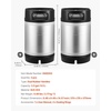image:imageVEVOR Cleaning Keg 5 Gallon19L Keg Line Cleaning Kit with 4 D Coupler Connections amp Rubber Base Beer Lines Cleaner Used for Beer Line Cleaning 304 Stainless Steel Kegerator Beers Lines Cleaner Kit25 Gal2  Corny Keg