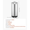 image:imageVEVOR Cleaning Keg 5 Gallon19L Keg Line Cleaning Kit with 4 D Coupler Connections amp Rubber Base Beer Lines Cleaner Used for Beer Line Cleaning 304 Stainless Steel Kegerator Beers Lines Cleaner Kit5 Gal  Cleaning Keg