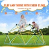 image:imageVEVOR Climbing Dome 10FT Geometric Dome Climber with Hammock and Swing Jungle Gym Supports 750LBS and Easy Assembly for Kids 3 to 10 Years Old with Climbing Grip Outdoor Backyard Play Equipment6 FT