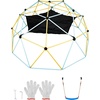 image:imageVEVOR Climbing Dome 10FT Geometric Dome Climber with Hammock and Swing Jungle Gym Supports 750LBS and Easy Assembly for Kids 3 to 10 Years Old with Climbing Grip Outdoor Backyard Play Equipment10FT with Hammock and Swing