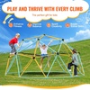 image:imageVEVOR Climbing Dome 10FT Geometric Dome Climber with Hammock and Swing Jungle Gym Supports 750LBS and Easy Assembly for Kids 3 to 10 Years Old with Climbing Grip Outdoor Backyard Play Equipment10FT with Hammock and Swing