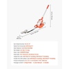 image:imageVEVOR Come Along Winch 2 Ton 4409 lbs Pulling Capacity 12 ft Steel Cable 2 Hooks Heavy Duty Ratchet Power Puller Tool with Dual Gears Automotive Hoist Cable Puller Ideal for Vehicle Rescue3 Ton