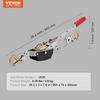 image:imageVEVOR Come Along Winch 2 Ton 4409 lbs Pulling Capacity 12 ft Steel Cable 2 Hooks Heavy Duty Ratchet Power Puller Tool with Dual Gears Automotive Hoist Cable Puller Ideal for Vehicle Rescue2 Ton