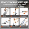 image:imageVEVOR Come Along Winch 2 Ton 4409 lbs Pulling Capacity 12 ft Steel Cable 2 Hooks Heavy Duty Ratchet Power Puller Tool with Dual Gears Automotive Hoist Cable Puller Ideal for Vehicle Rescue5 Ton