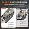 image:imageVEVOR Come Along Winch 2 Ton 4409 lbs Pulling Capacity 12 ft Steel Cable 2 Hooks Heavy Duty Ratchet Power Puller Tool with Dual Gears Automotive Hoist Cable Puller Ideal for Vehicle Rescue2 Ton