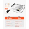 image:imageVEVOR Commercial Electric Griddle 2854 x 1575 in 4400W 122570F Adjustable Temp Control Stainless Steel Countertop Full Flat Top Grill with 2 Spatulas 2 Brushes for Steak PancakeNO PLUG22