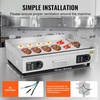 image:imageVEVOR Commercial Electric Griddle 2854 x 1575 in 4400W 122570F Adjustable Temp Control Stainless Steel Countertop Full Flat Top Grill with 2 Spatulas 2 Brushes for Steak PancakeNO PLUG30 inch 110V No Plug Flat