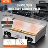 image:imageVEVOR Commercial Electric Griddle 2854 x 1575 in 4400W 122570F Adjustable Temp Control Stainless Steel Countertop Full Flat Top Grill with 2 Spatulas 2 Brushes for Steak PancakeNO PLUG30 inch 110V No Plug Flat