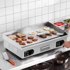 image:imageVEVOR Commercial Electric Griddle 2854 x 1575 in 4400W 122570F Adjustable Temp Control Stainless Steel Countertop Full Flat Top Grill with 2 Spatulas 2 Brushes for Steak PancakeNO PLUG30 inch 110V No Plug Flat