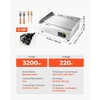 image:imageVEVOR Commercial Electric Griddle 2854 x 1575 in 4400W 122570F Adjustable Temp Control Stainless Steel Countertop Full Flat Top Grill with 2 Spatulas 2 Brushes for Steak PancakeNO PLUG21