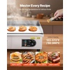 image:imageVEVOR Commercial Electric Griddle 2854 x 1575 in 4400W 122570F Adjustable Temp Control Stainless Steel Countertop Full Flat Top Grill with 2 Spatulas 2 Brushes for Steak PancakeNO PLUG22