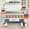 image:imageVEVOR Commercial Electric Griddle 2854 x 1575 in 4400W 122570F Adjustable Temp Control Stainless Steel Countertop Full Flat Top Grill with 2 Spatulas 2 Brushes for Steak PancakeNO PLUG30 inch 110V No Plug Flat