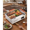 image:imageVEVOR Commercial Electric Griddle 2854 x 1575 in 4400W 122570F Adjustable Temp Control Stainless Steel Countertop Full Flat Top Grill with 2 Spatulas 2 Brushes for Steak PancakeNO PLUG22
