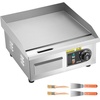 image:imageVEVOR Commercial Electric Griddle 2854 x 1575 in 4400W 122570F Adjustable Temp Control Stainless Steel Countertop Full Flat Top Grill with 2 Spatulas 2 Brushes for Steak PancakeNO PLUG14
