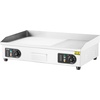 image:imageVEVOR Commercial Electric Griddle 2854 x 1575 in 4400W 122570F Adjustable Temp Control Stainless Steel Countertop Full Flat Top Grill with 2 Spatulas 2 Brushes for Steak PancakeNO PLUG30 inch 110V No Plug HalfFlat