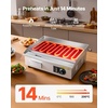 image:imageVEVOR Commercial Electric Griddle 2854 x 1575 in 4400W 122570F Adjustable Temp Control Stainless Steel Countertop Full Flat Top Grill with 2 Spatulas 2 Brushes for Steak PancakeNO PLUG22