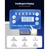 image:imageVEVOR Commercial Ice Maker Machine  Head 300 LbsDay Stainless Steel Ice Machine with Scheduled IceMaking SelfCleaning Adjustable Thickness Ideal for Restaurant Bar Cafe Hotel  Head Only222 x 22 x 219 in