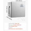 image:imageVEVOR Commercial Ice Maker Machine  Head 300 LbsDay Stainless Steel Ice Machine with Scheduled IceMaking SelfCleaning Adjustable Thickness Ideal for Restaurant Bar Cafe Hotel  Head Only2205 x 1752 x 2205 in