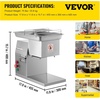 image:imageVEVOR Commercial Meat Cutting Machine 551 LbsH 850W Meat Shredding Machine 35mm Blade Electric Meat Cutter Stainless Steel Restaurant Food Cutter for Kitchen Supermarket Lamb Beef Chicken RedMeat Cutter