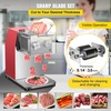 image:imageVEVOR Commercial Meat Cutting Machine 551 LbsH 850W Meat Shredding Machine 35mm Blade Electric Meat Cutter Stainless Steel Restaurant Food Cutter for Kitchen Supermarket Lamb Beef Chicken RedMeat Cutter