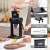 image:imageVEVOR Commercial Meat Tenderizer Heavy Duty Stainless Steel Meat Tenderizer Machine Quick and Easy Manual Operation Kitchen Tool 58 Feed Port for Beef Turkey Chicken Pork Steak and Fish