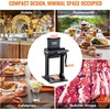 image:imageVEVOR Commercial Meat Tenderizer Heavy Duty Stainless Steel Meat Tenderizer Machine Quick and Easy Manual Operation Kitchen Tool 58 Feed Port for Beef Turkey Chicken Pork Steak and Fish