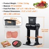 image:imageVEVOR Commercial Meat Tenderizer Heavy Duty Stainless Steel Meat Tenderizer Machine Quick and Easy Manual Operation Kitchen Tool 58 Feed Port for Beef Turkey Chicken Pork Steak and Fish