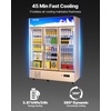 image:imageVEVOR Commercial Merchandiser Refrigerator 2 Glass Doors 23 Cubic Ft Upright Display Beverage Cooler 79 Tall x 394 Width Fridge with LED Lighting for Drink Wine Soda Gold35 cuft