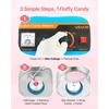 image:imageVEVOR Cotton Candy Machine Commercial 1000W Electric Candy Floss Maker Easy Use with 15 inch Stainless Steel Bowl and Sugar Scoop Makes Hard Candy for Home Kids Birthday Family Party BlueBlueSlant Surface