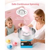 image:imageVEVOR Cotton Candy Machine Commercial 1000W Electric Candy Floss Maker Easy Use with 15 inch Stainless Steel Bowl and Sugar Scoop Makes Hard Candy for Home Kids Birthday Family Party BlueBlueSlant Surface