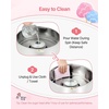 image:imageVEVOR Cotton Candy Machine Commercial 1000W Electric Candy Floss Maker Easy Use with 15 inch Stainless Steel Bowl and Sugar Scoop Makes Hard Candy for Home Kids Birthday Family Party BlueBlueSlant Surface