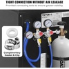 image:imageVEVOR Double Gauge Regulator CO2 Regulator Gauge with 060PSI Heavy Duty CO2 Gauge Gas System Draft Beer Regulator with Check Valve Adjustable Pressure Regulator for Draft Beer Homebrew CGA320Triple Gauge Regulator