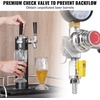 image:imageVEVOR Double Gauge Regulator CO2 Regulator Gauge with 060PSI Heavy Duty CO2 Gauge Gas System Draft Beer Regulator with Check Valve Adjustable Pressure Regulator for Draft Beer Homebrew CGA320Double Gauge Regulator